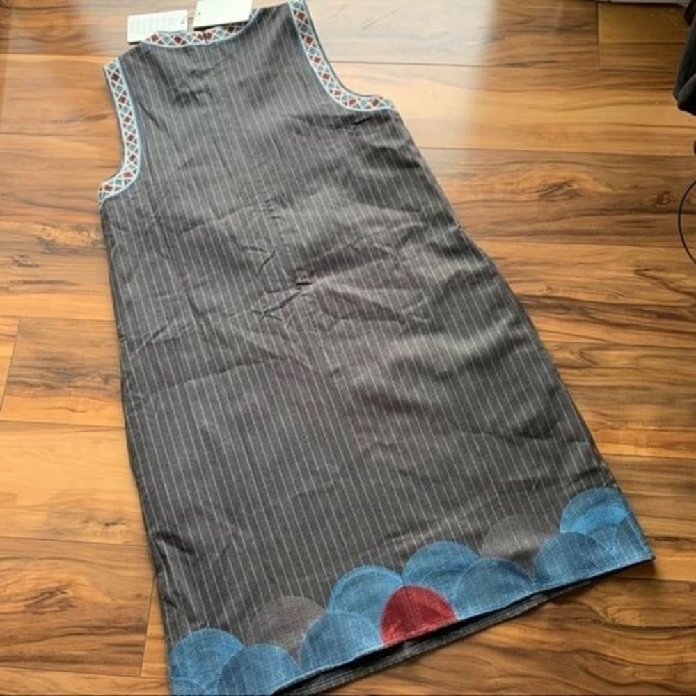 Foxiedox grey Yumiko embroidered dress 4 - Picture 6 of 6